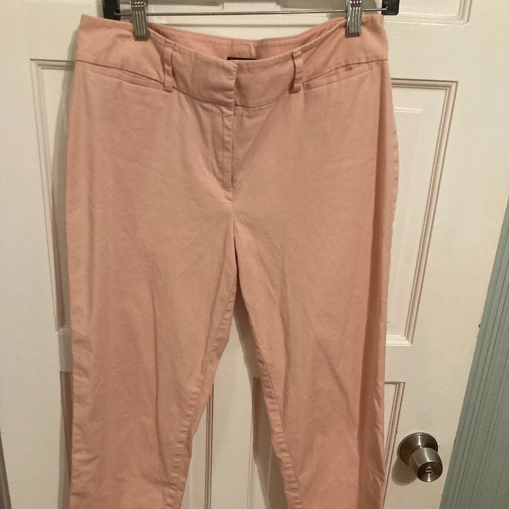 Ann Taylor Factory Pink Cropped Pants, Women's Size 6